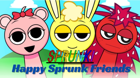 Sprunki Mod: Sprunk Happy Friends