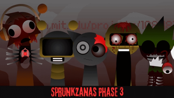 Игра спрунки, мод Sprunkzanas Phase 3