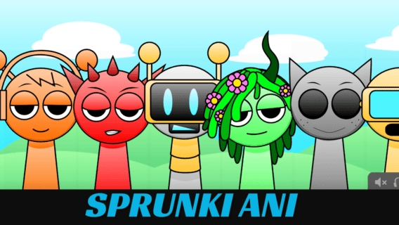 Игра спрунки, мод Sprunki ANI