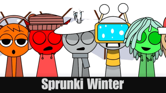 Игра спрунки, мод Sprunki Winter