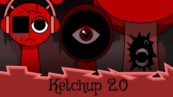 Игра спрунки, мод Sprunki Ketchup 2.0