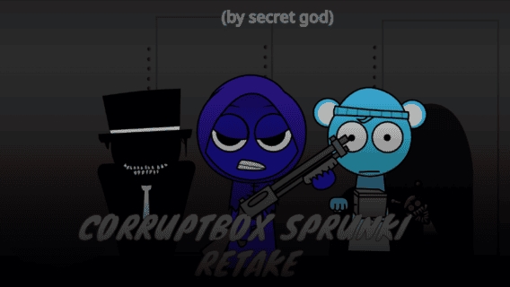 Игра спрунки, мод Corruptbox But Sprunki Retake