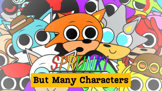 Sprunki Mod: Sprunki But Many Characters