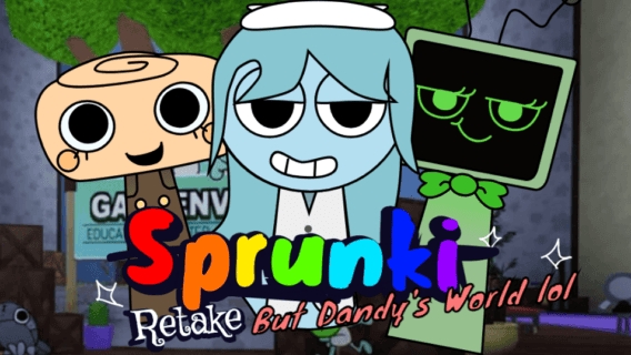 Игра спрунки, мод Sprunki Retake: Dandy’s World