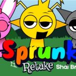 Игра спрунки, мод Sprunki Retake Shai Brown