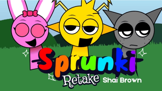 Игра спрунки, мод Sprunki Retake Shai Brown