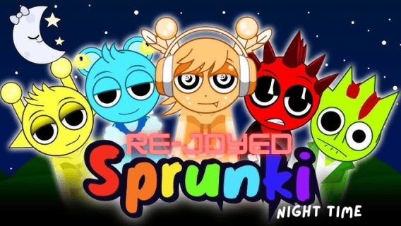 Sprunki Mod: Sprunki Rejoyed: Night Time