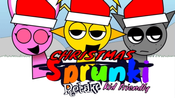 Игра спрунки, мод Sprunked 2.0 FE Christmas